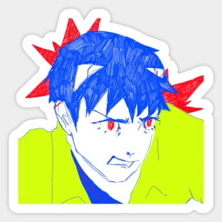Shinji Evangelion Sticker